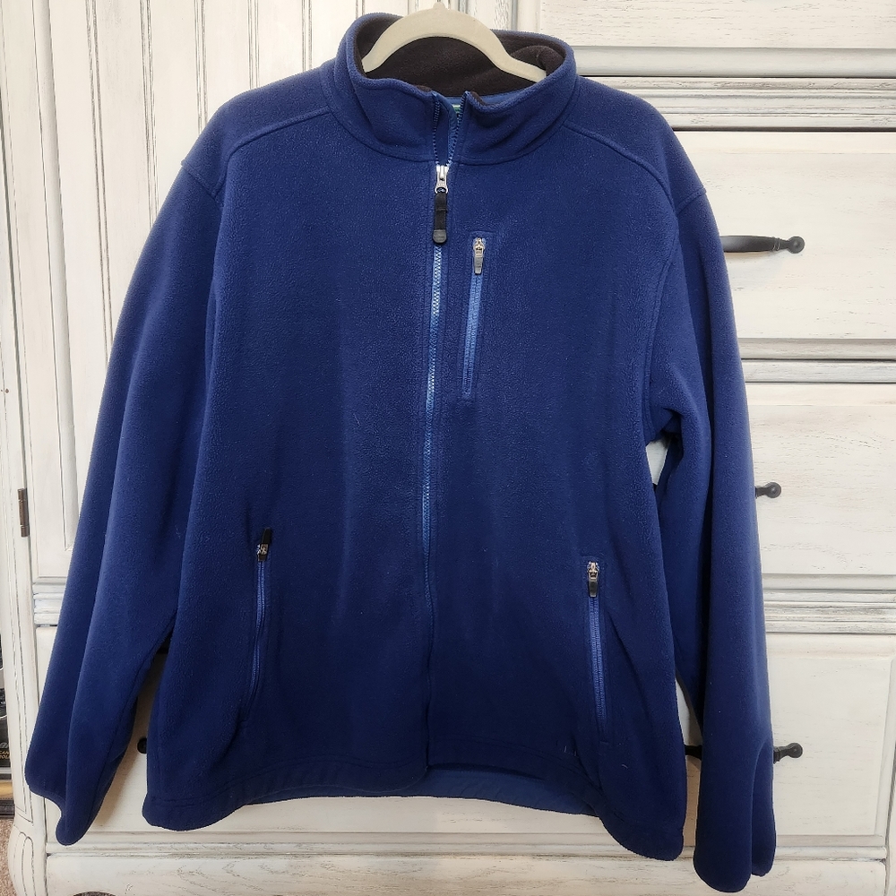 LL Bean Mens Zip Fleece